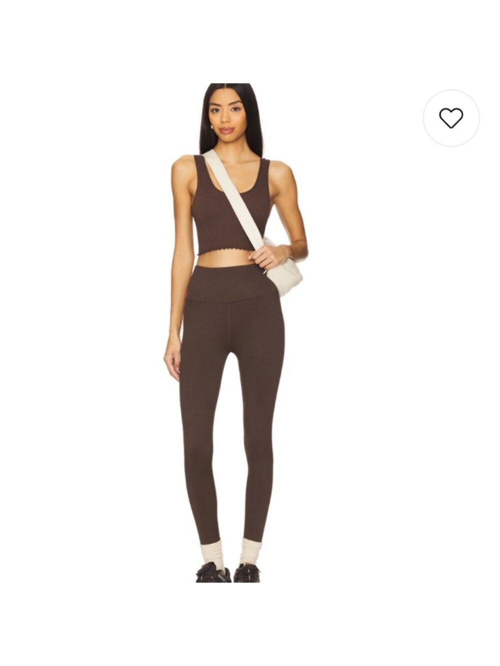 Spiritual Gangster Love Sculpt Brown Leggings Women's Workout Pant